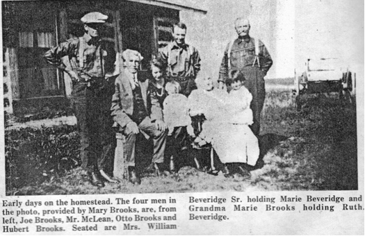  NewsPHOTO  supplied by Mary Brooks of Brooks Family and Neighbors 